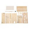 1: 130 Wooden Model Sailboat Kit for Adults Improve Hands