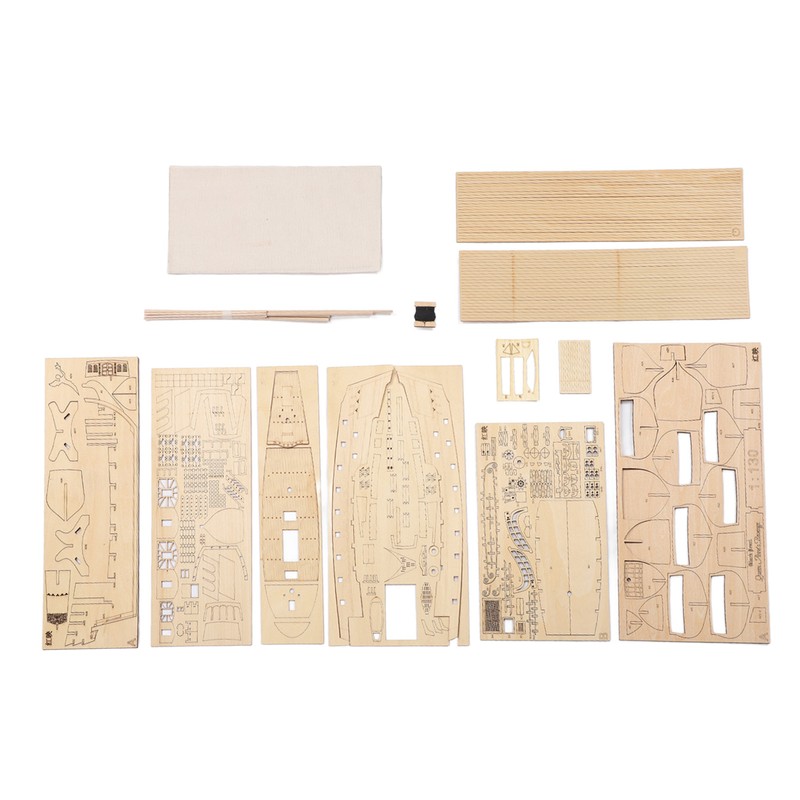1: 130 Wooden Model Sailboat Kit for Adults Improve Hands