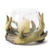 Set of 3 Rustic Antler Cabin Lodge Deer Buck Candle