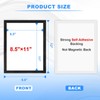 Supuca Magnetic Sign Holder & Picture Frame 8.5 x 11