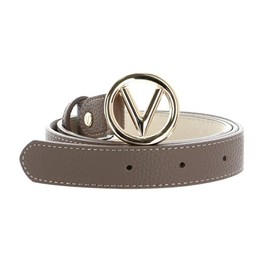 VALENTINO Round Women's Belt W120 Taupe - Can be Shortened