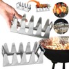 Kebab Rack Stainless Steel Shish Kebab Skewers Rack Universal Barbecue