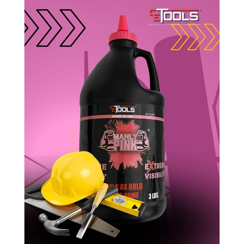 CE TOOLS COMBO 1 Unit SnapBack® Chalk Line with Releasable