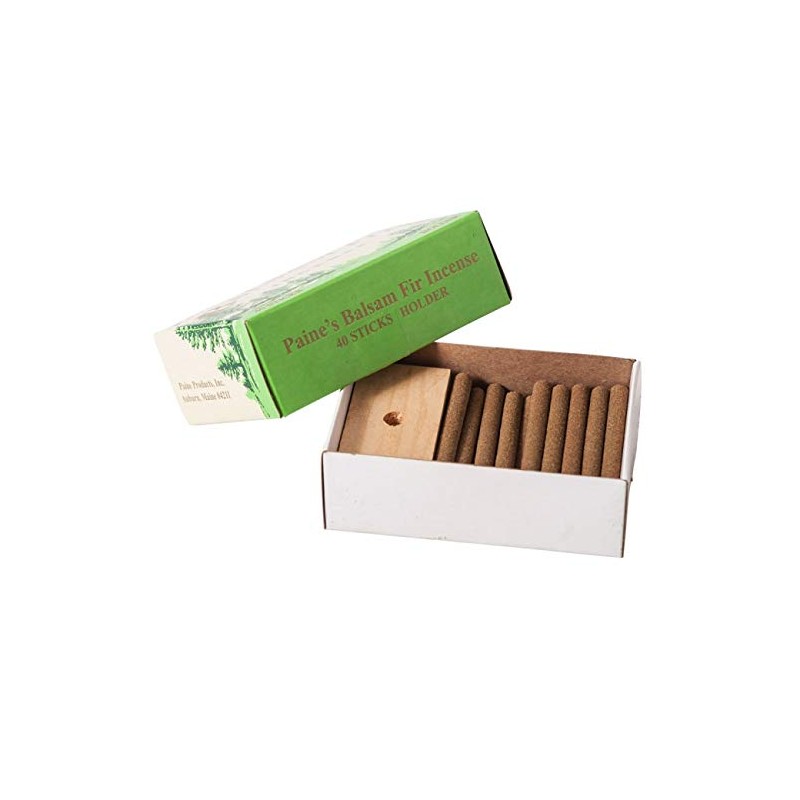 40 Balsam Sticks and Holder - Paine's Fir Balsam Incense