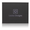 Dark Brown Zippered Portfolio Binder - PU Leather Business Portfolio