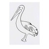 'Pelican' Temporary Tattoo - Water Resistant, Skin-Safe, Non-Toxic Transfer (TO00029992)