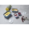 Tefal Masterseal Colour Edition Aqua Blue Rectangular 4-Piece 100% Airtight