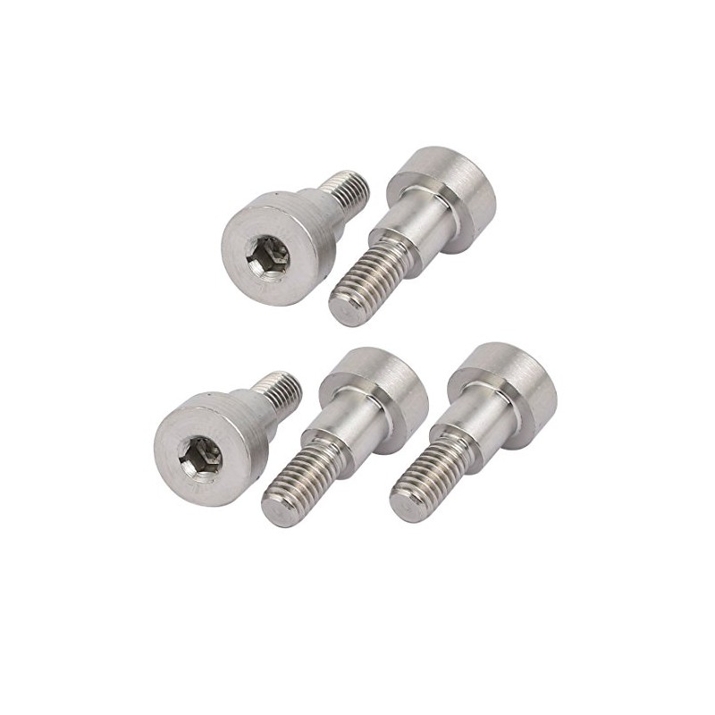 Sourcingmap 304 Stainless Steel Hex Socket Shoulder Bolt 8mm Shoulder