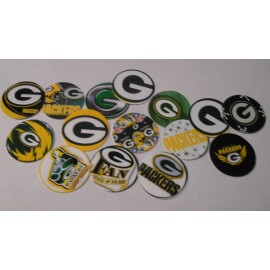 Unbranded Pre Cut One Inch Bottle Cap Images Greenbay Packers Fan Sayings Free Shipping - photo, 15 images