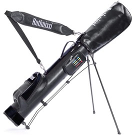 RUTHNISSI Sunday Golf StandBag with Cooler Pouch and Padded Strap，Lightweight for Driving Range Mini Course Training Practice Man Women,Travel Case Vertical Hard Shell Tube for Airlines