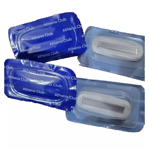 ATHENA LOT OF 4 Athena Club Razor Blade Refill Shaving