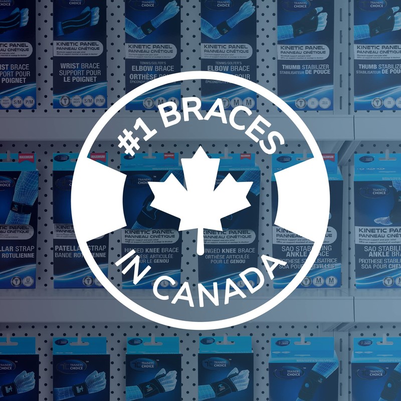 Trainers Choice Wrist Compression and Support Wrap assists with Sprains,