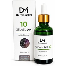 Glicolic DM 10, Sérum Facial con Ácido Glicólico al 10%, Exfoliante Químico, Renovación Celular, 50 ml