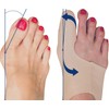 Bunion Corrector for Women Big Toe Straightener - Ultra-Thin Bunion Socks for Women Athletes - Bunion Shoe Inserts – Bunion Big Toe Protectors & Big Toe Splint - Med-Left