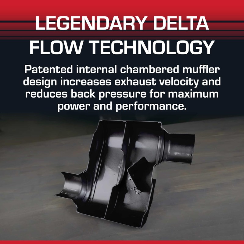 Flowmaster Super 10 Series Chambered Muffler – 2.50” Center In
