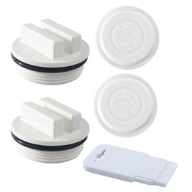 Pool Jet Nozzle Covers and 1.5" Threaded Pool Return Plug for Hayward Sp1419D Pool Return Eyeball, with Sp1419T Eyeball Seat Removal Tool, Pool Winter Seal Plugs, Pool Winter Return Jet Cover