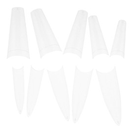 VICASKY Nail Extension Tips 2 Boxes of False Nails Pointy Design Matte Texture Versatile Manicure Kit