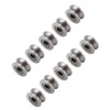 10pcs U624ZZ Miniature Steel U-groove Guide Pulley Rail Ball Bearing