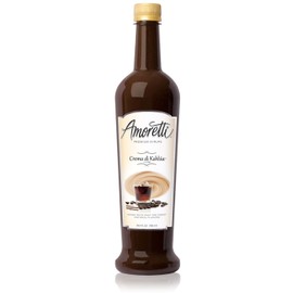 Amoretti Premium Syrup, Crema Di Kahlua Type, 25.4 Ounce (Pack of 12)
