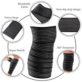 Elastic Bandage, Compression Body Wrap, Extra Long Stretch Bandage Wrap