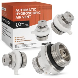 Hygroscopic Radiator Bleed Valve Heaters Automatic Bleeding Screw Maintenance-free Heater Ventilation 1/2 Inch