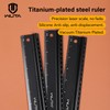 WUTA Aluminum Ruler, 11.8 inches (30 cm), Aluminum Scale Ruler,