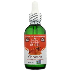 SweetLeaf Sweet Drops, Liquid Stevia Sweetener, Cinnamon, Zero Calories, All Natural, 2 Oz (Pack of 3)