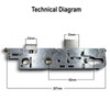 GU Old Style uPVC Door Lock Centre Case Gear Box