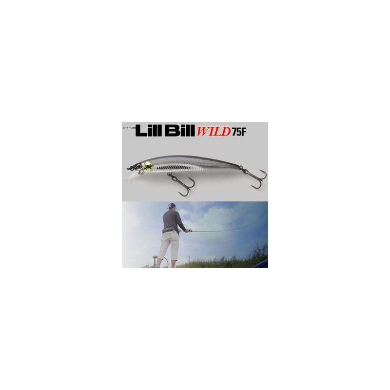 JACKALL Lil Bill Wild 75F Chart Back Pearl
