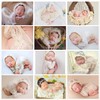 Conjunto de manta de fotos para recién nacidos, para fotografía,