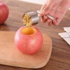 SUPVOX Descorazonador De Frutas De Acero Inoxidable, 2 Pzas