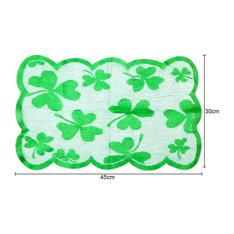 Jagowa Tablecloth Green Lace Rectangular Tablecloth Table Cover For Irish