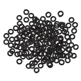 Sharplace O-Ring Dart Ring Dart Shaft Washer Grommets Anti-Slip Durable Rubber Approx 200pcs Black