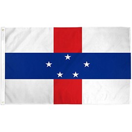 3x5 Netherlands Antilles Flag Dutch Country Banner Caribbean Island Pennent