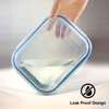Glass Food Storage Containers Set, Large Size Glass Containers with