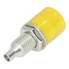 100Pcs Banana Socket M6 4mm Good Transmission Excellent Manufacture Electrical