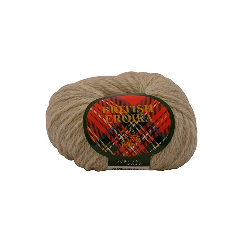 Puppy British Eroica Wool Yarn, Extra Thick Col.143 Beige, 1.8