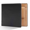 Pomelo Best Men's Bi-fold Wallet, Genuine Leather, Large Capacity, RFID