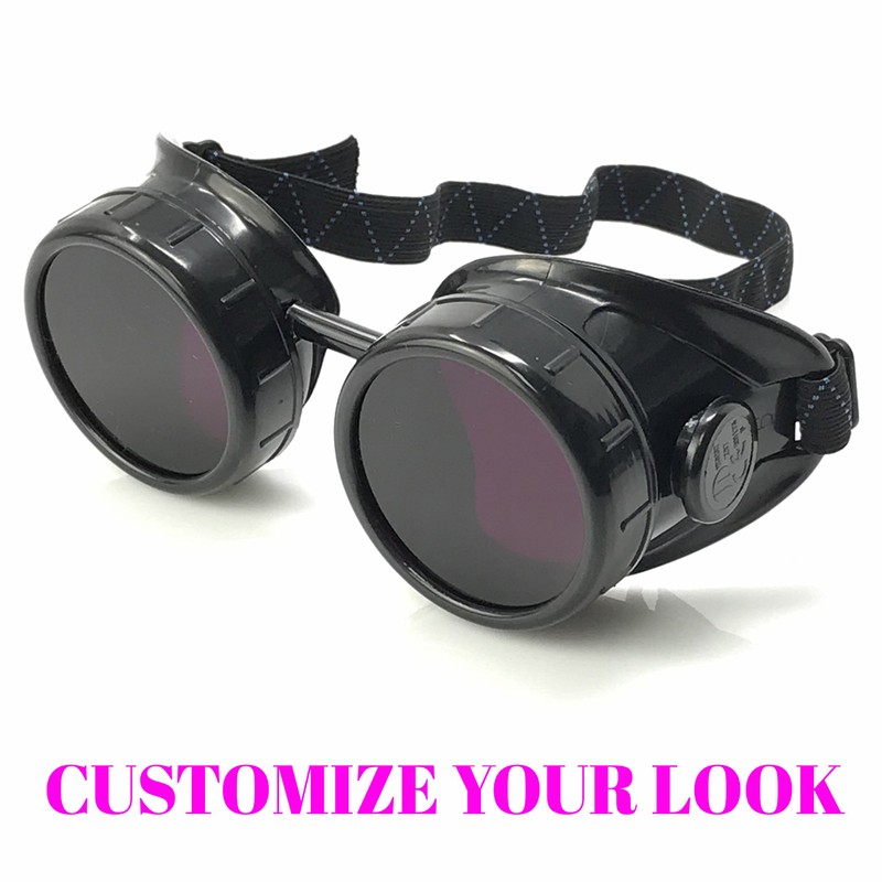 Steampunk Mad Scientist Goggles Rave Glasses Costume Eye Protection Goggles