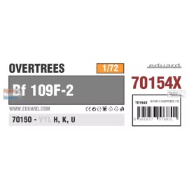 Eduard EDU70154X 1:72 Eduard Bf109F-2 OVERTREES