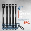 KORR Tools KIBPP026 5pc Impact Rated Magnetic 6 inch Nutsetter