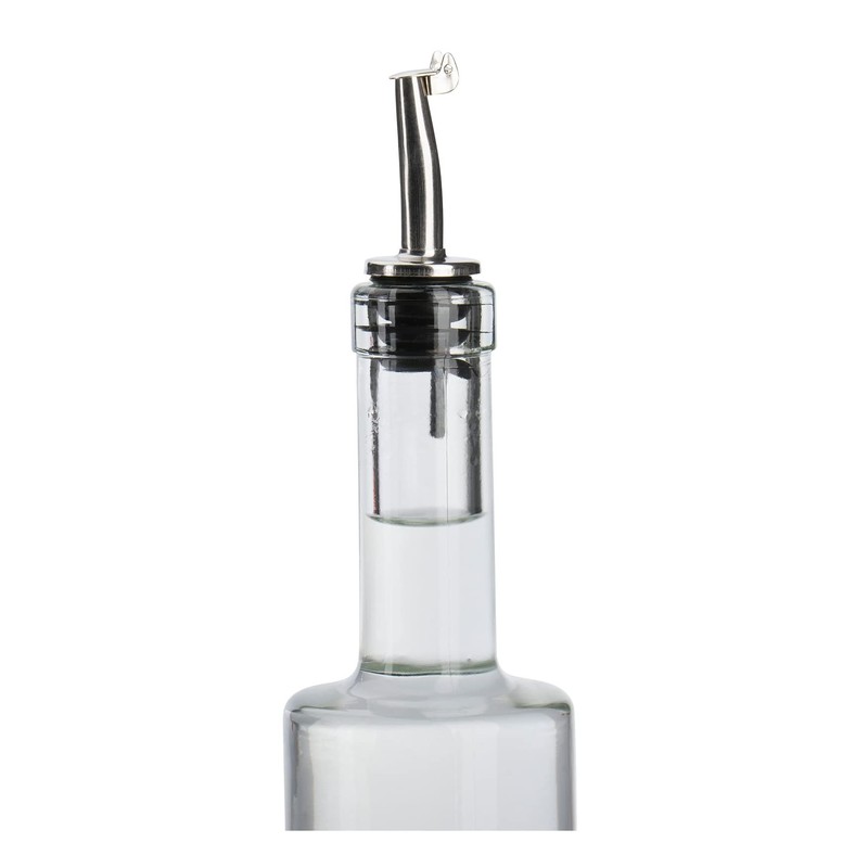 Westmark 4 spirit/oil pourers for bottles, with flap, with trachea,