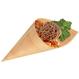 PAPSTAR 85675 Finger Food Spitztte Pure, Diameter 100 mm