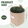 Diakey 6 Pack Hanging Basket, Small Wall Storage Baskets for