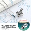 XSMZB Cross Urn Necklace for Ashes for Women Men Tree