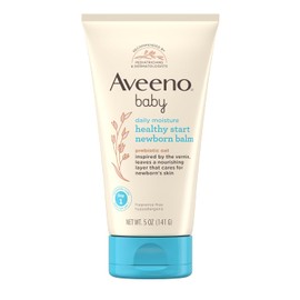 Aveeno Baby Healthy Start Bálsamo Nutritivo para Recién Nacidos, Bálsamo Hipoalergénico para la Piel del Bebé con Avena Prebiótica que Deja una Capa Nutritiva para Cuidar la Piel del Recién Nacido