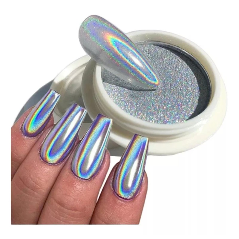 Modaland Polvo Efecto Laser Espejo Para Decoracion Uñas