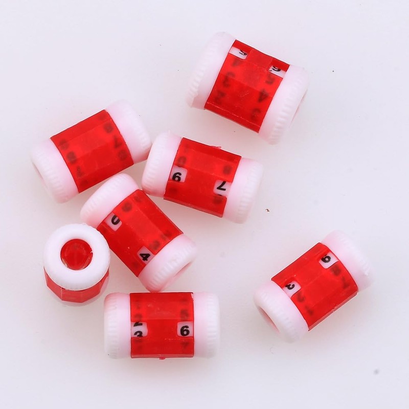 VASANA 10Pcs Plastic Knit Counter 2 Size Knitting Crochet Stitch