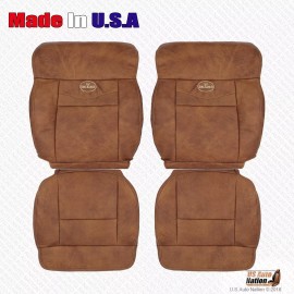 US Auto Nation (832) 790-4949 2004 2005 06 2007 2008 Ford F150 KING RANCH Driver Passenger Leather Seat Cover - Passenger Top