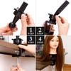 Human hair mannequin Head watch Clip Holder Hairstylist Practice Body